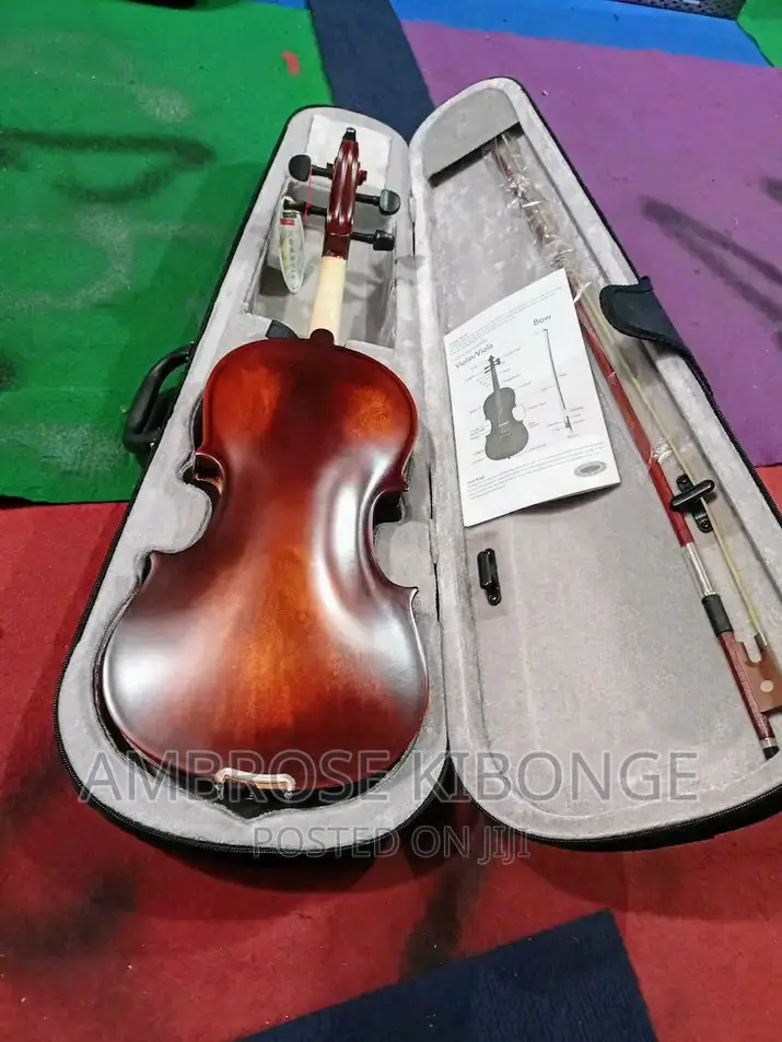 Classic Quality Solid Body 4/4 Acoustic Violin Full Package.