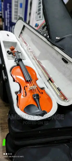 Classic Quality Solid Body 4/4 Acoustic Violin Full Package.