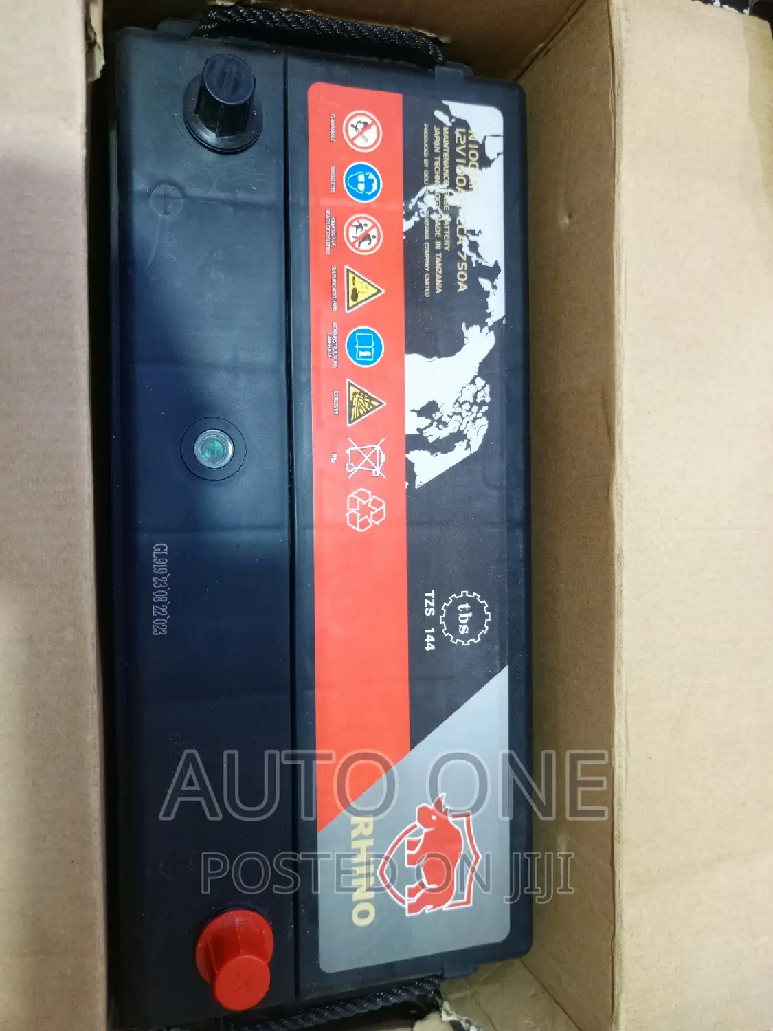 N100 Rhino Maintenance Free Battery