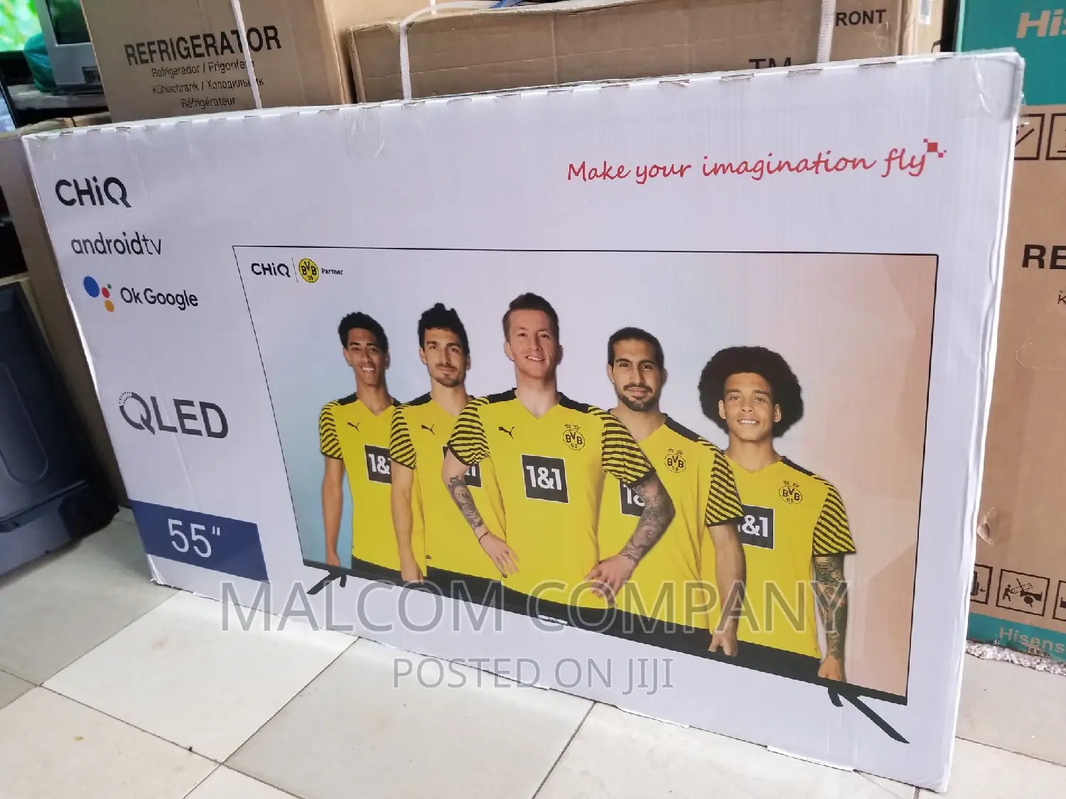 55 Inches Android QLED Smart Frameless Tv