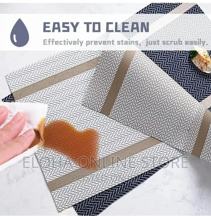 6 PCS Plain Colors Table Mats
