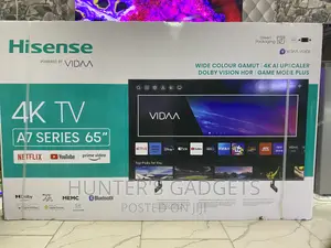 Hisense 65 Inches A7 Series Smartphone Uhd 4kl Brand New Tv