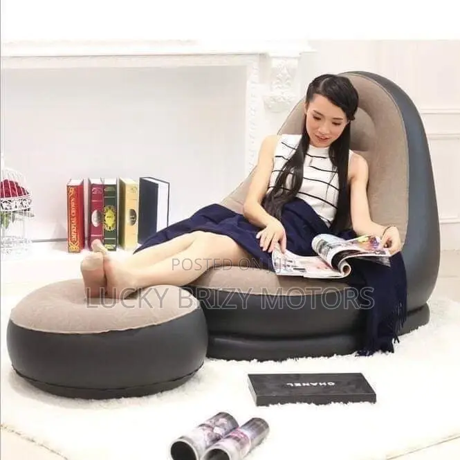 Air Sofa Chair With Stool