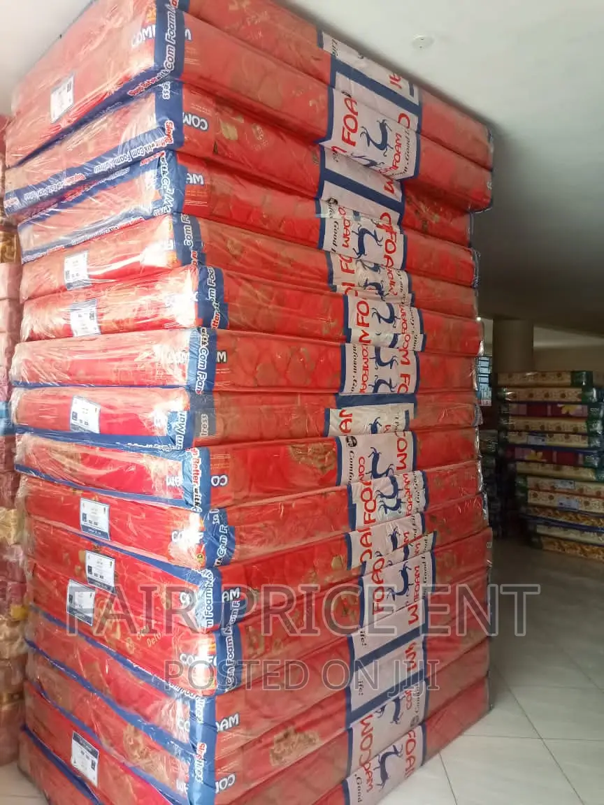 Mattresses.Quilted Density.4x6x6inches.( Red)