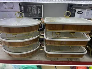 3pcs Set of Classic Ceramic Dish Warmers