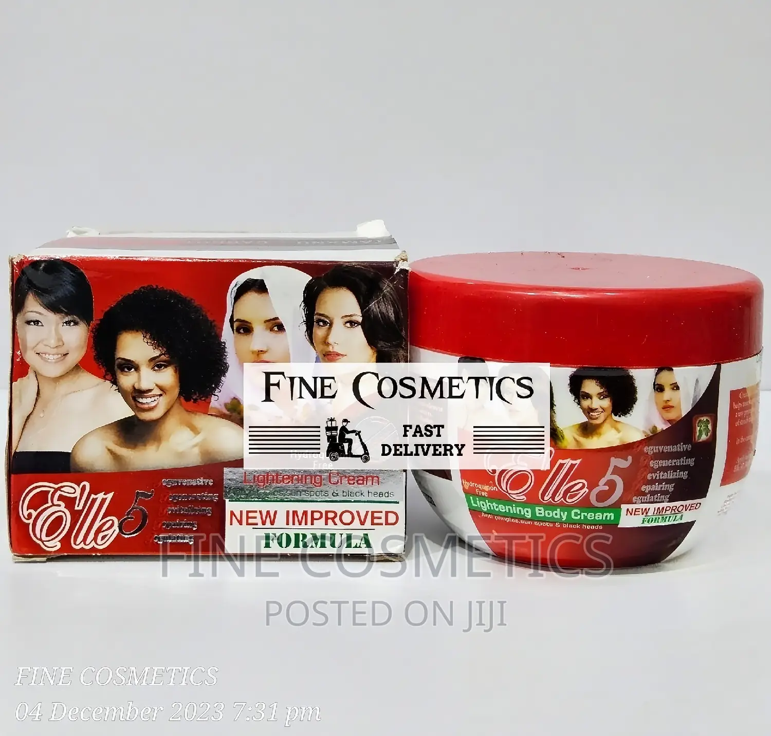 ELLE 5 | New Improved Whitening and Repairing Body Cream.