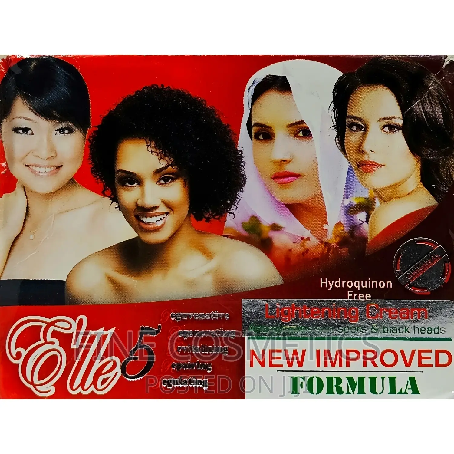 ELLE 5 | New Improved Whitening and Repairing Body Cream.