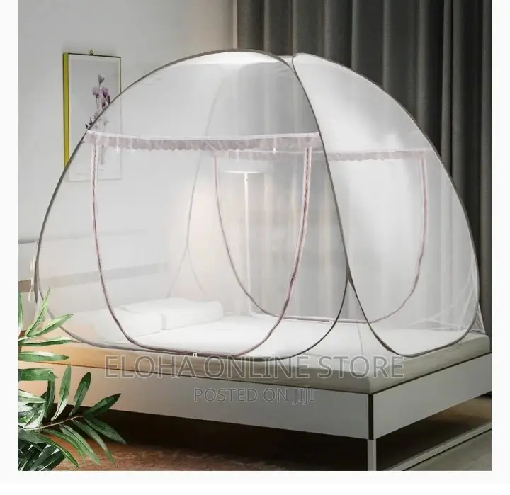 Folding Self Standing Mosquito Net Bed Canopy