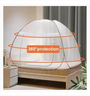 Folding Self Standing Mosquito Net Bed Canopy