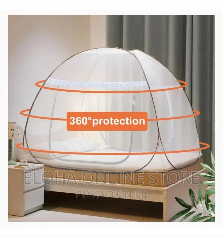 Folding Self Standing Mosquito Net Bed Canopy