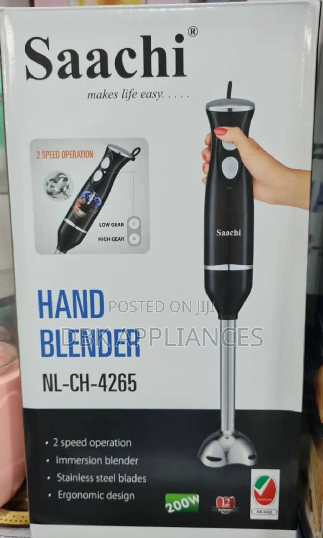 Saachi Hand Blender 2speed Original