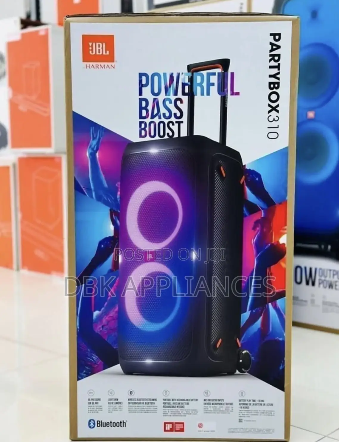 JBL Partybox 310 Powerful Bass Boost Speakers Original