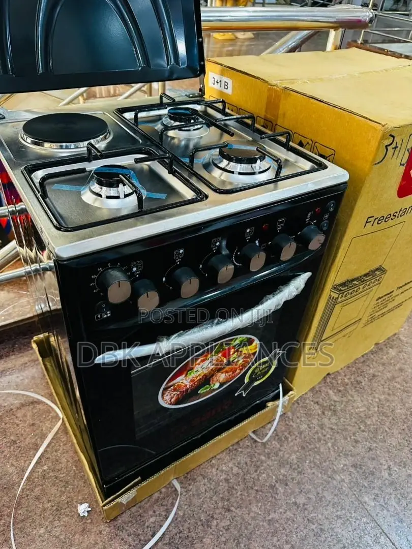 Sano 3gas 1electric Cookers (60*60)Cm With a Timer