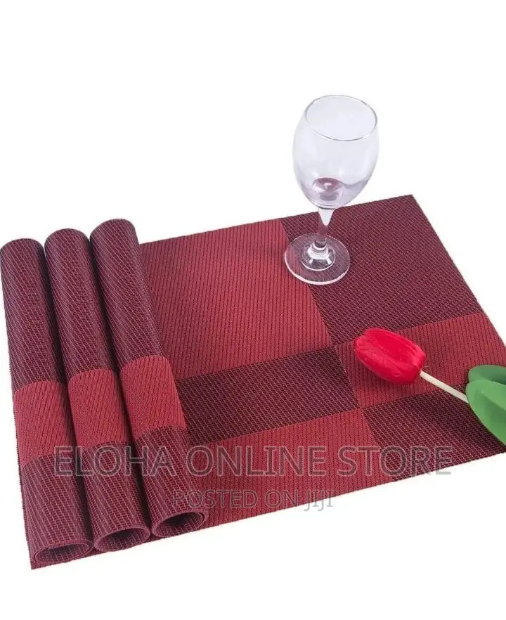 6 PCS Table Placement Mats All Colors