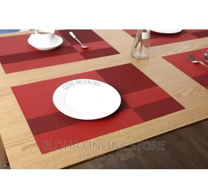 6 PCS Table Placement Mats All Colors