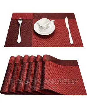 6 PCS Table Placement Mats All Colors