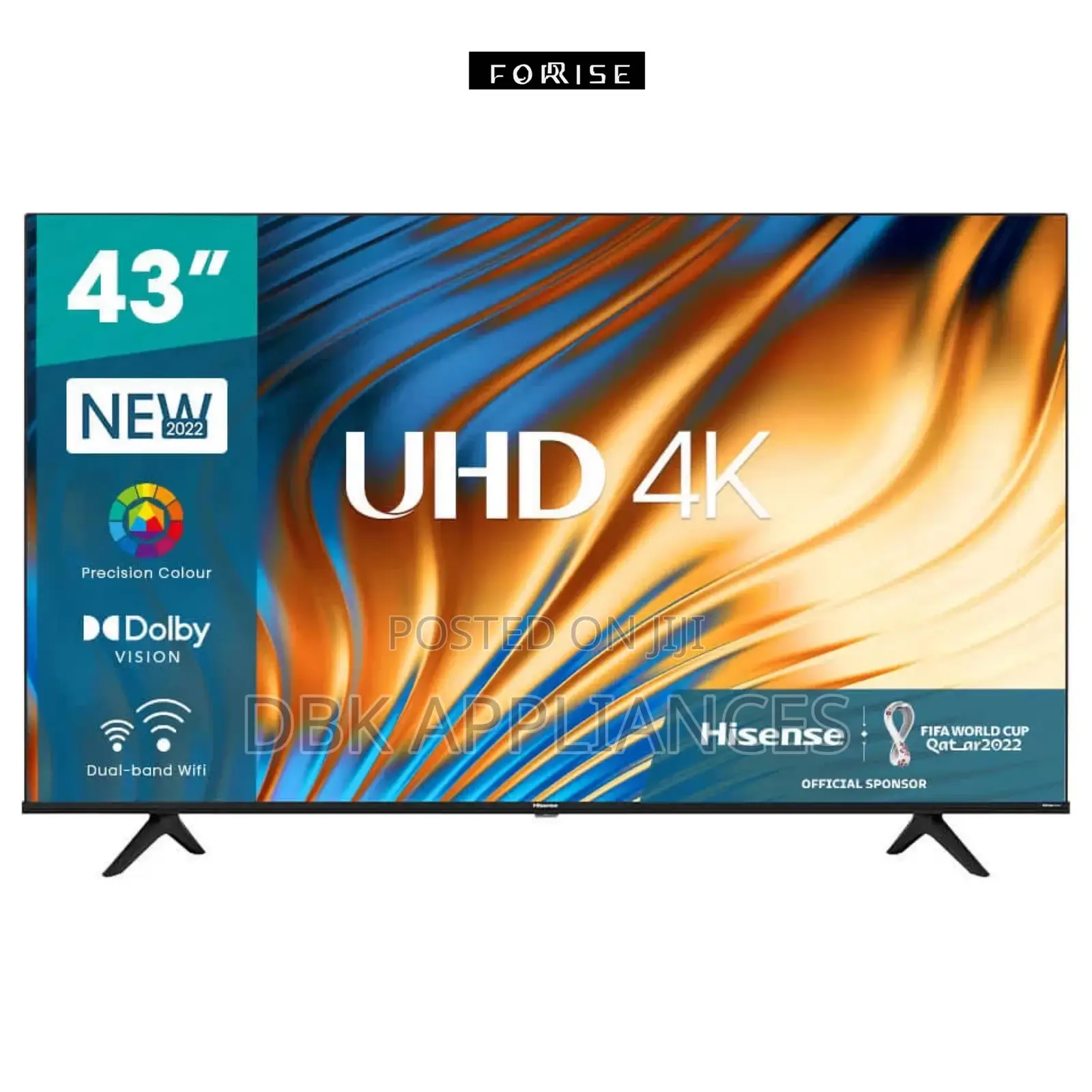 Hisense 43inch Uhd Smart TVS Lastest Model Beyi Powa