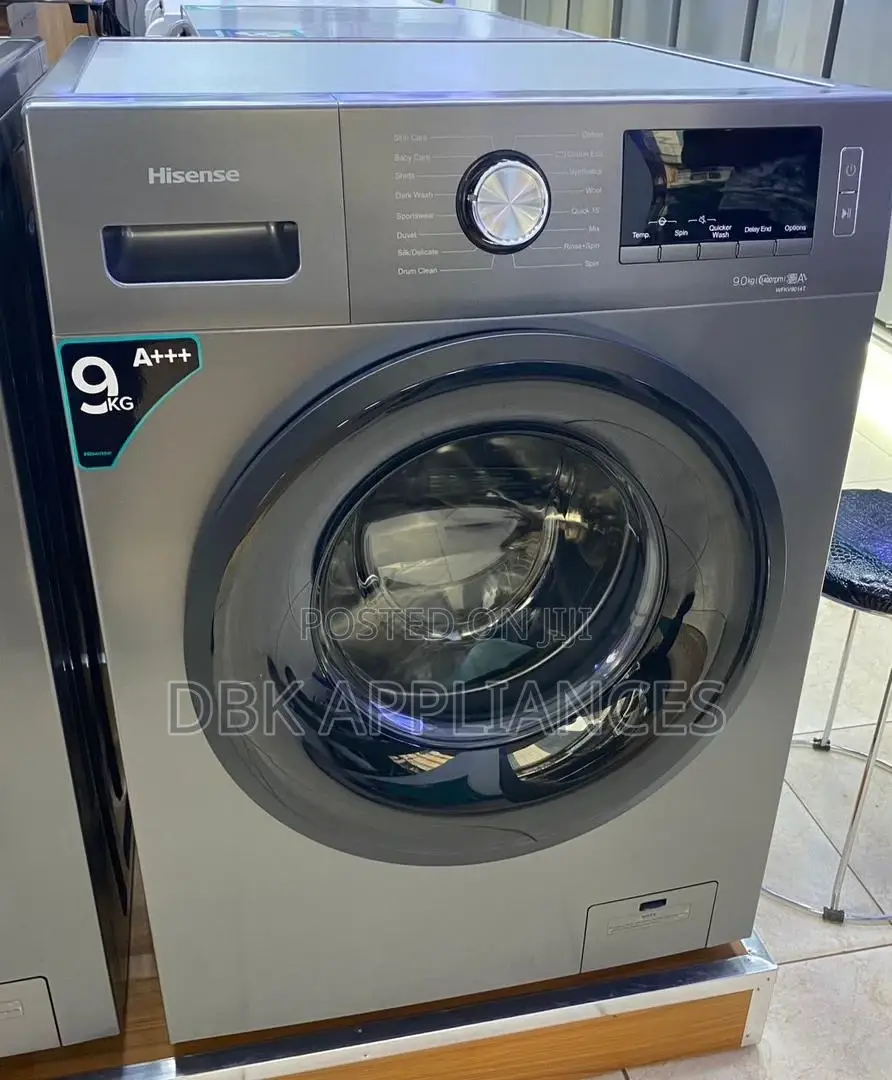 Hisense 9kgs Front Loader Washing Machine 2yr Warranty