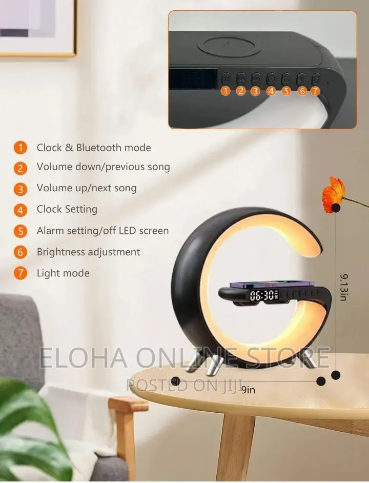 Wireless Charger Atmosphere Lamp