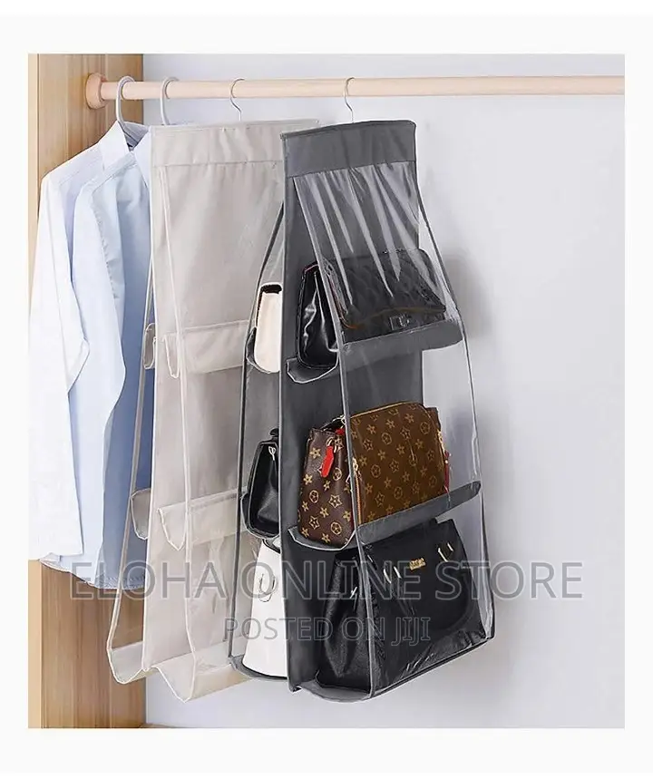 Transparent Handbag Hanging Closet Bags