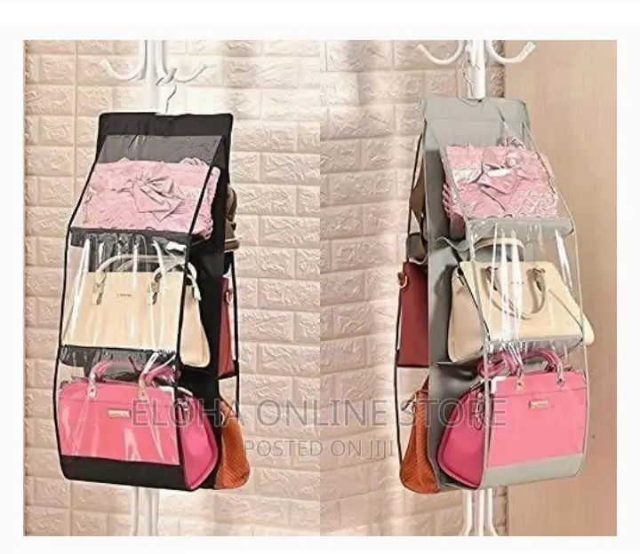 Transparent Handbag Hanging Closet Bags