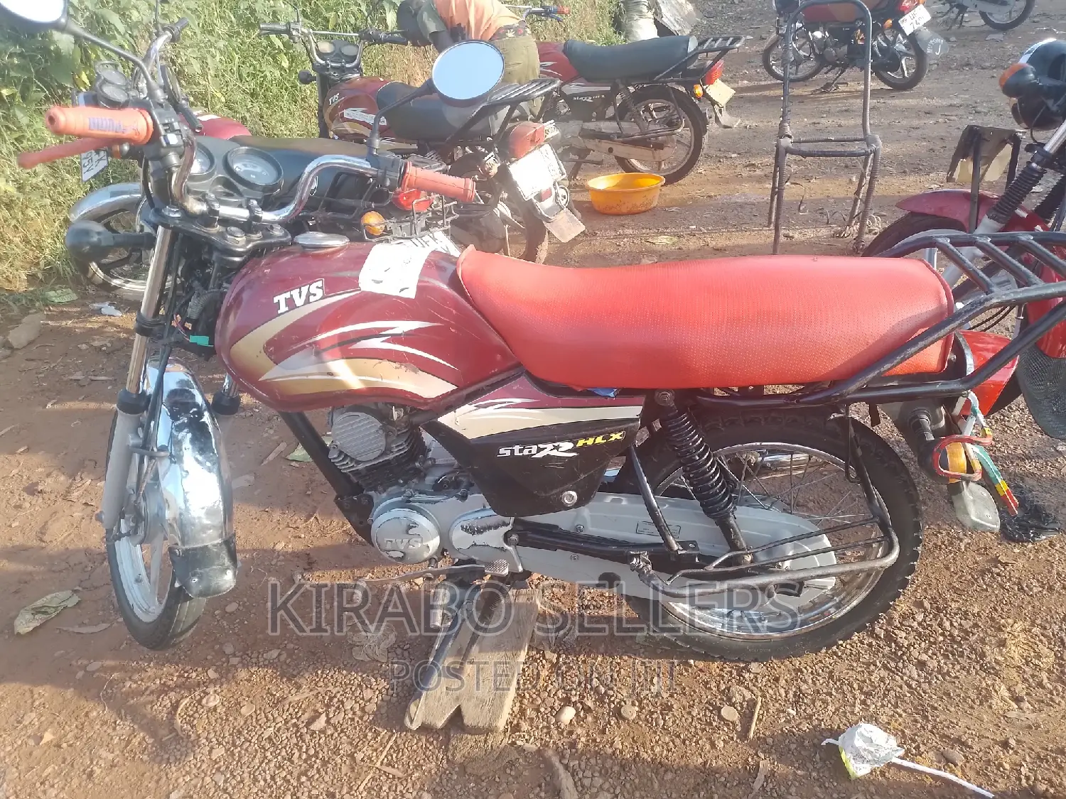 TVS XL 100 2016 Red