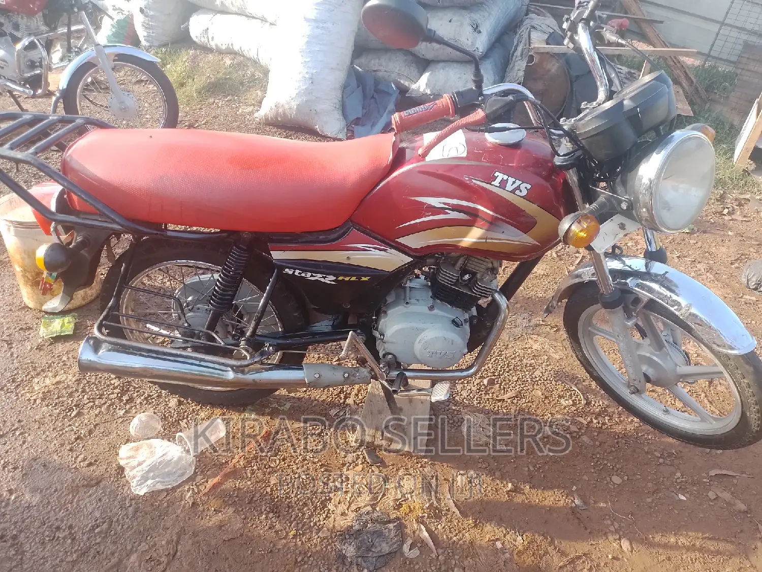 TVS XL 100 2016 Red