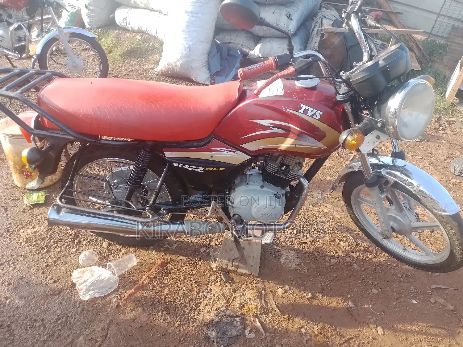 TVS XL 100 2016 Red