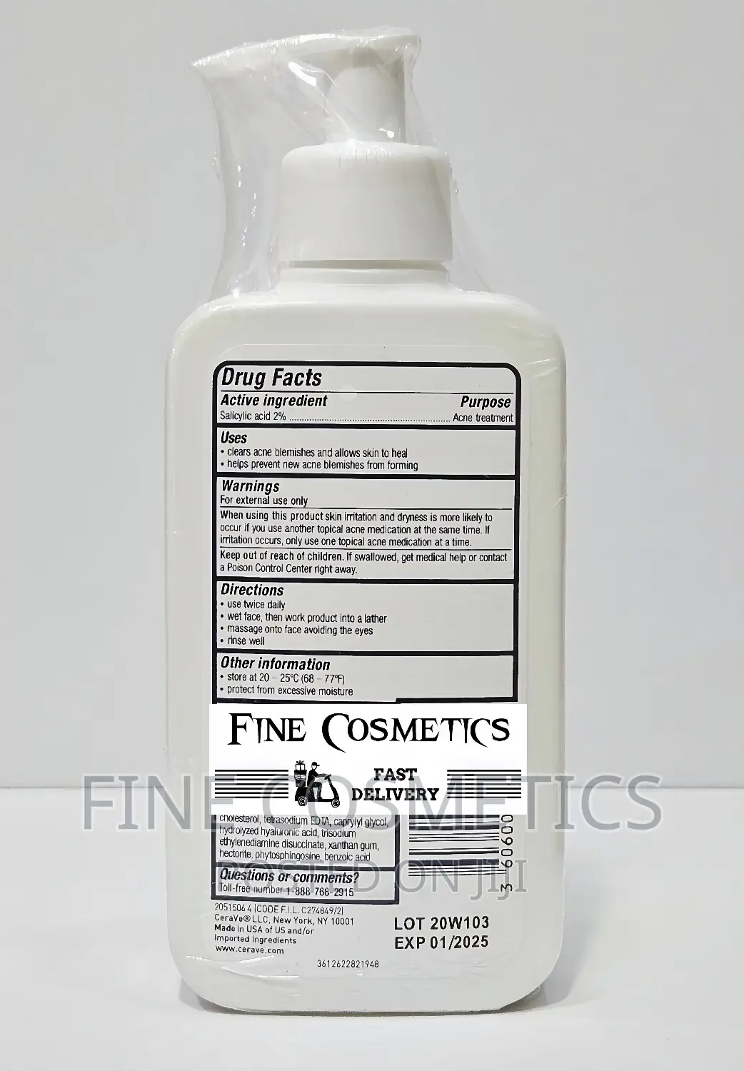 Cerave Acne Control Cleanser With Salicylic Acid Pimple Cure