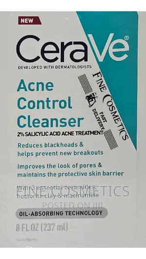 Cerave Acne Control Cleanser With Salicylic Acid Pimple Cure