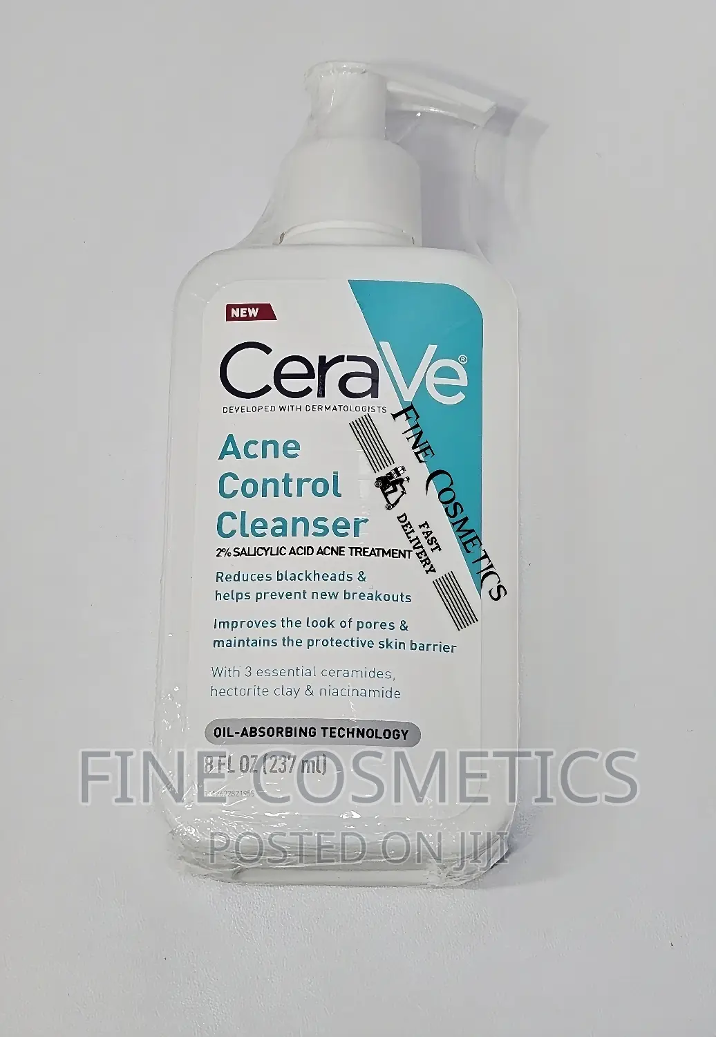 Cerave Acne Control Cleanser With Salicylic Acid Pimple Cure