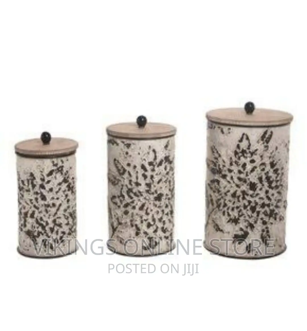 Wooden Cover Cannister