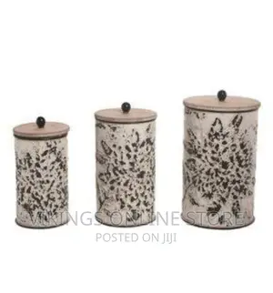 Wooden Cover Cannister