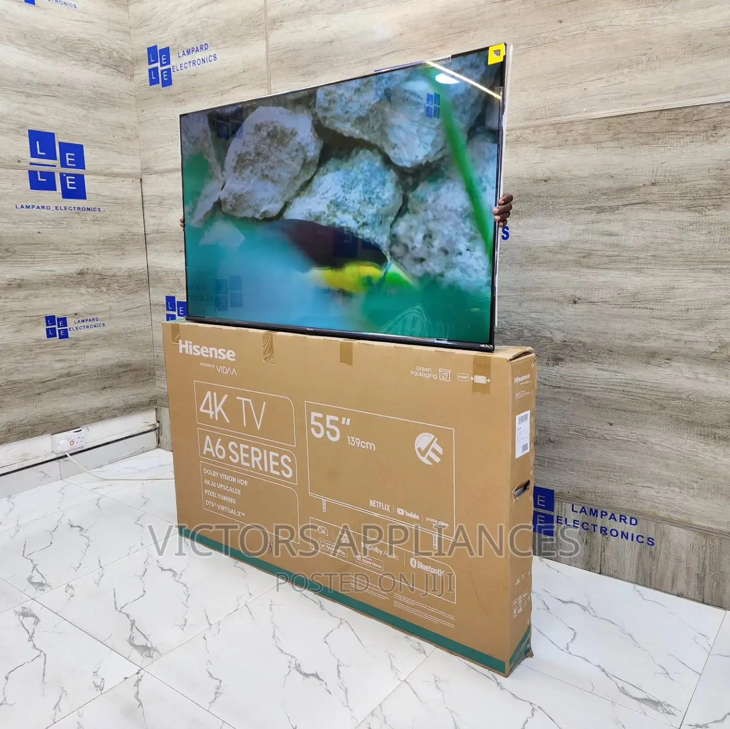 Hisense 55inches UHD Smart TV Powered by VIDAA OS