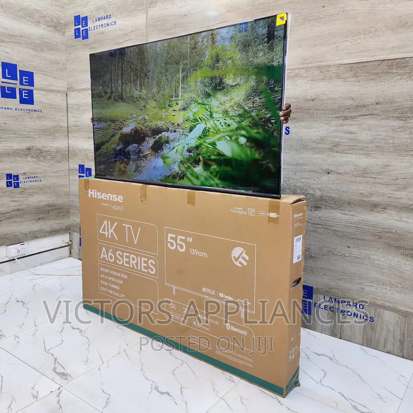Hisense 55inches UHD Smart TV Powered by VIDAA OS