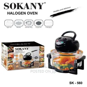 SOKANY SK-560 13L Halogen Oven Glass Air Fryer Oven Toaster