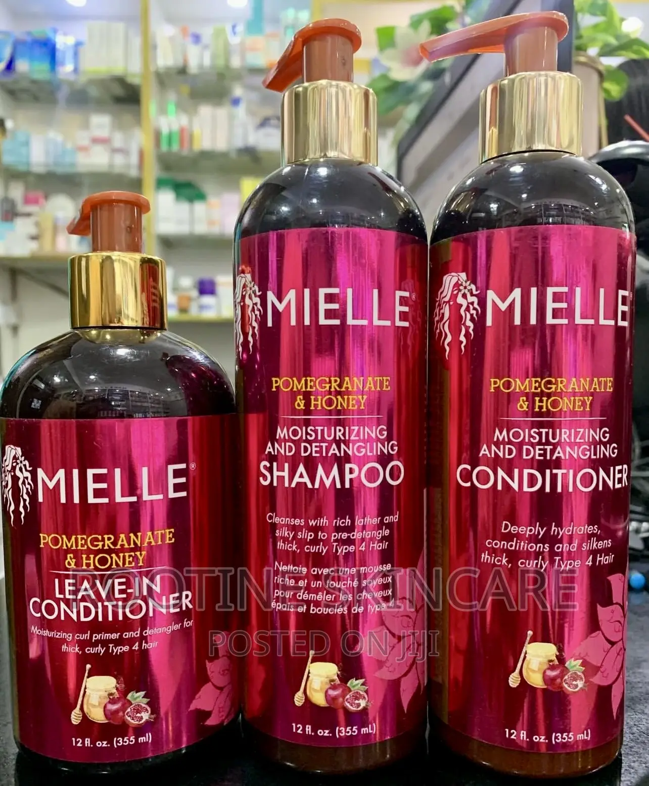 Mielle Pomegranate and Honey Hair Care Set