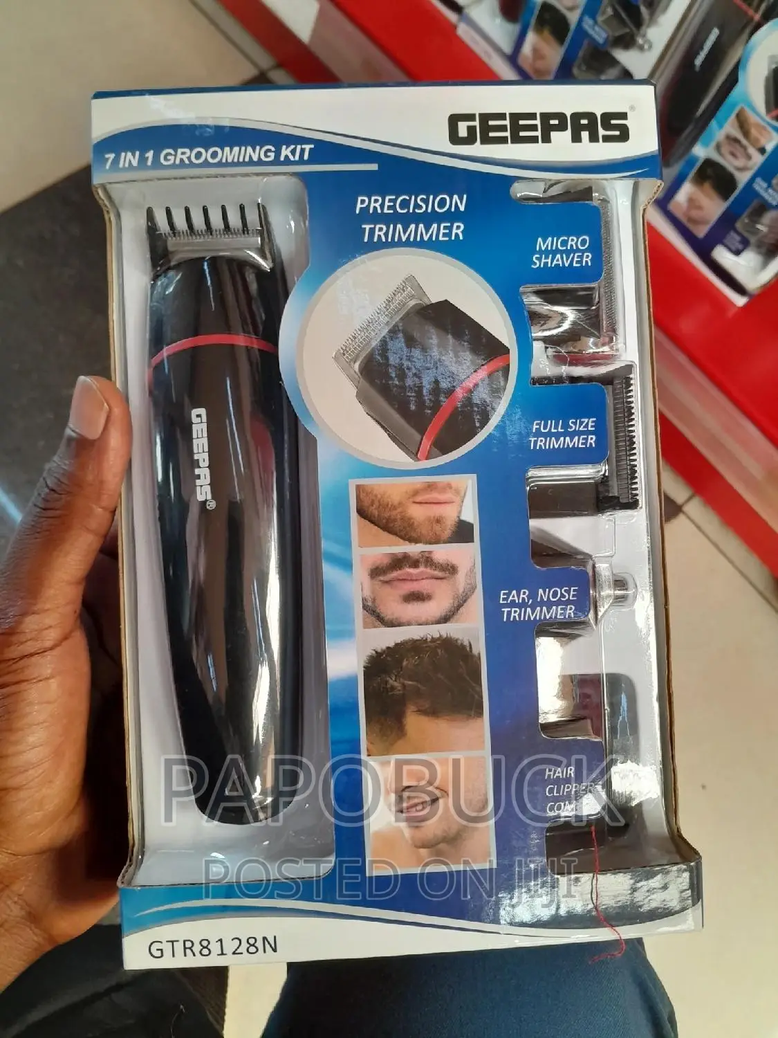 Geepas 7 in 1 Grooming Kit