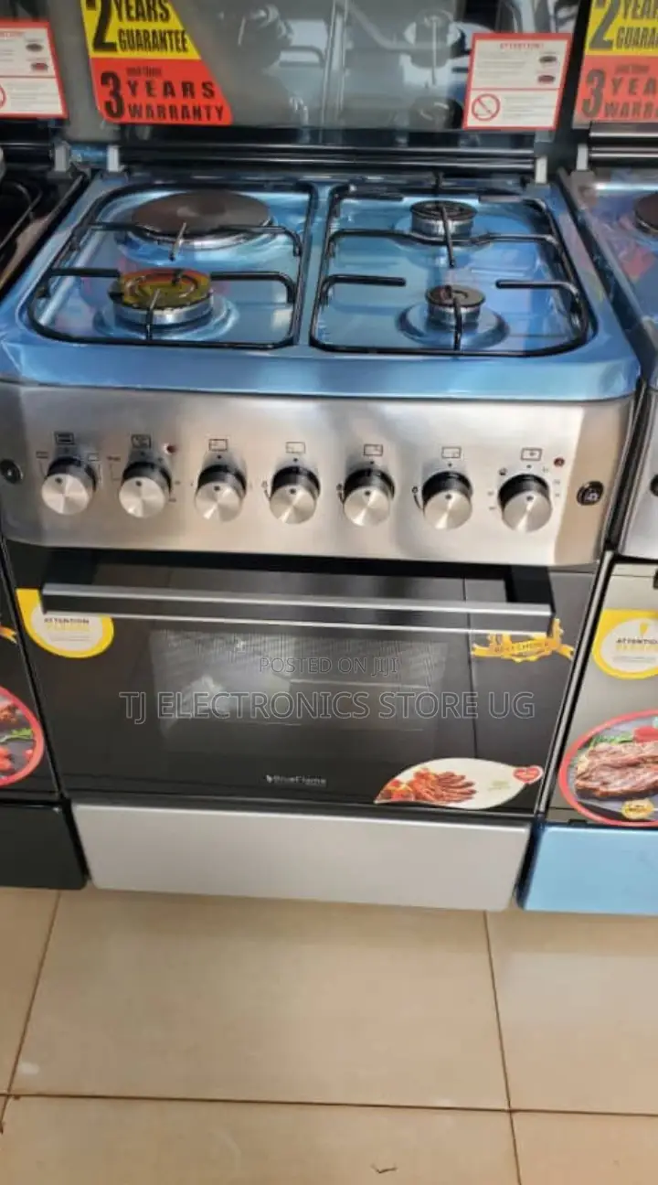 Blue Flame Cooker (60x60) 3gas Burners and 1 Electric Plate