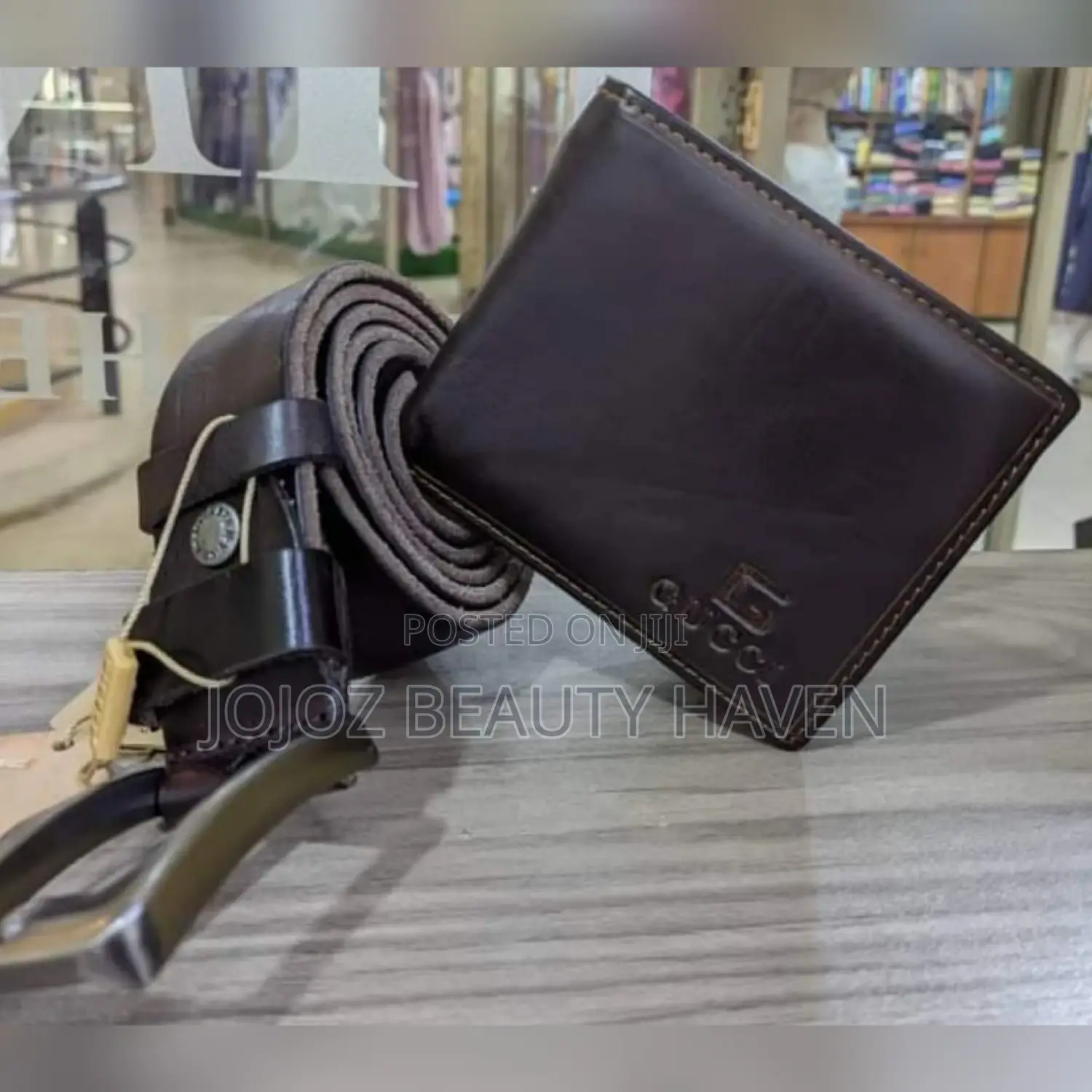 Pure Leather Belt and Wallet