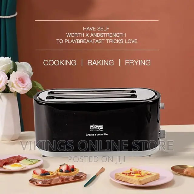 DSP 4slice Bread Toaster Kc2046- Black