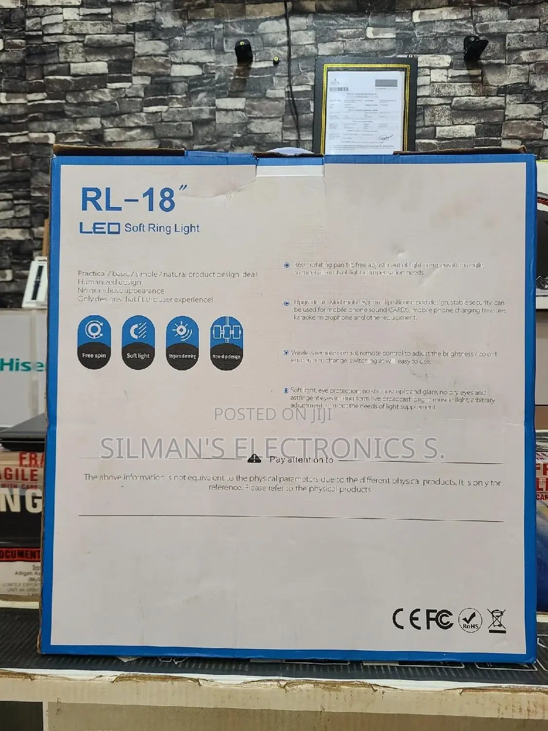 Rl-18 LED 18" Soft Ring Light