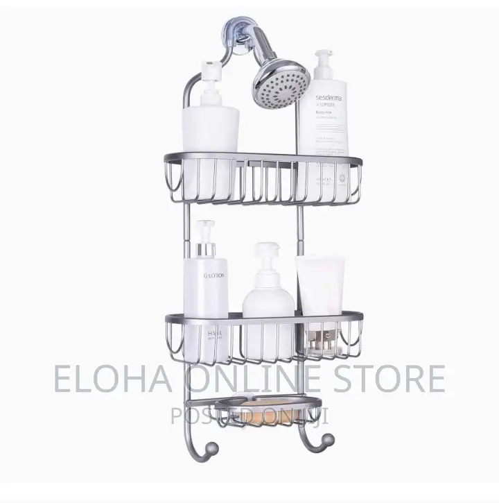 Hanging Stainless Steel Bathroom Organizer