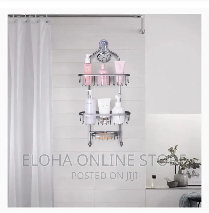 Hanging Stainless Steel Bathroom Organizer