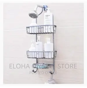 Hanging Stainless Steel Bathroom Organizer
