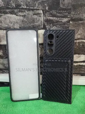Black Fibre Case for GALAXY Z Fold 5
