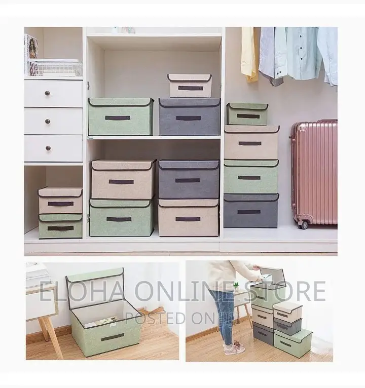 2 PCS Fabric Storage Box