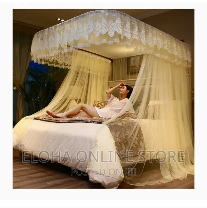 6*6 Two Stands Mosquito Net -Cream
