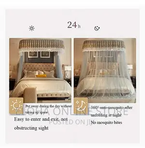 6*6 Two Stands Mosquito Net -Cream