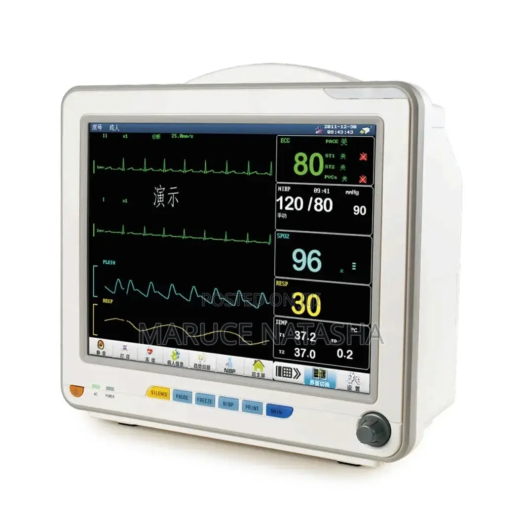 5 Parameters Vital Patient Monitor With an Inbuilt Battery
